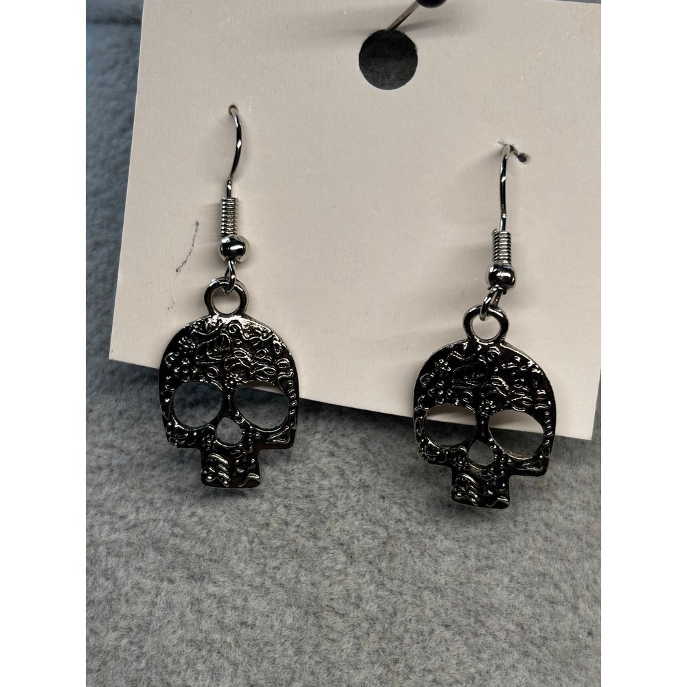 #20. Sugar Skull Dangle Earrings
